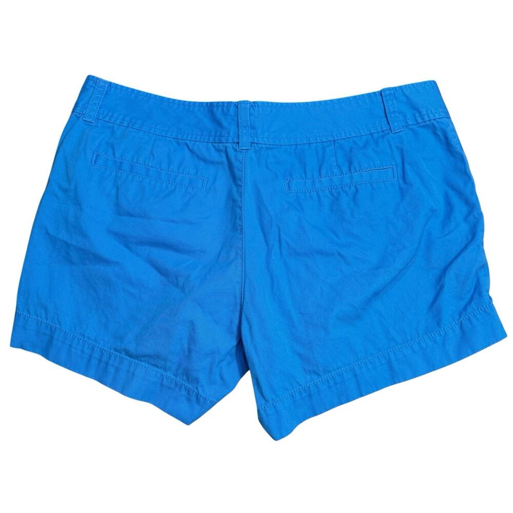 Lilly Pulitzer The Callahan Shorts Size 12 Solid Blue Aqua Summer Vacation 4.5" - Picture 2 of 5